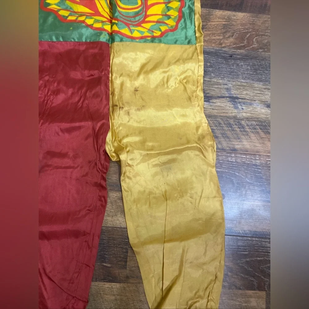Vintage Masquerade Costume By Superb Halco Brand Clown Size Large Child 3 Piece